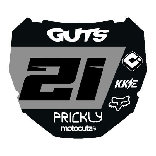CUSTOM ODI NUMBER PLATE DECAL