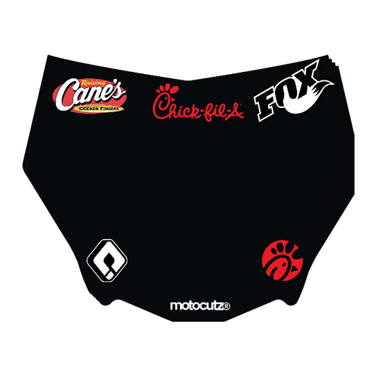 CUSTOM MOTOCUTZ FRONT PLATE DECAL