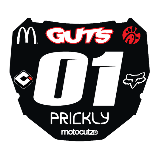 CUSTOM ODI NUMBER PLATE DECAL