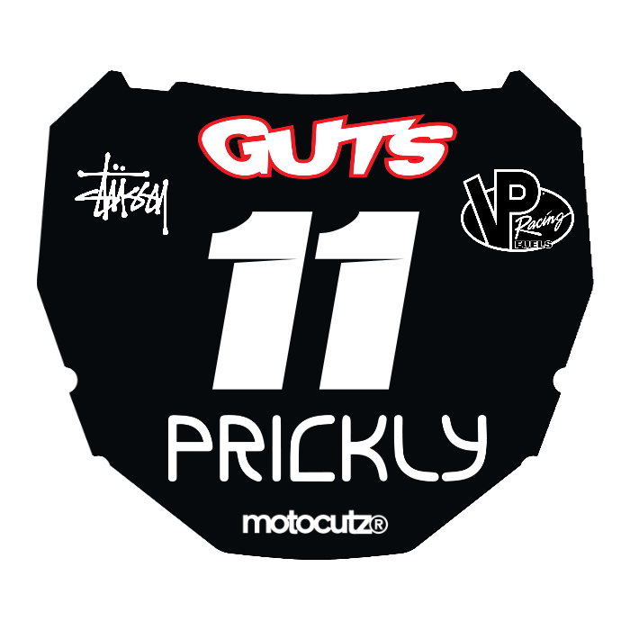 CUSTOM ODI NUMBER PLATE DECAL
