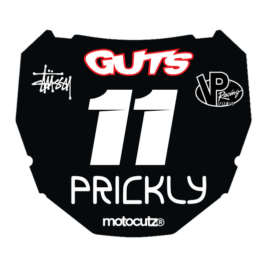 CUSTOM ODI NUMBER PLATE DECAL