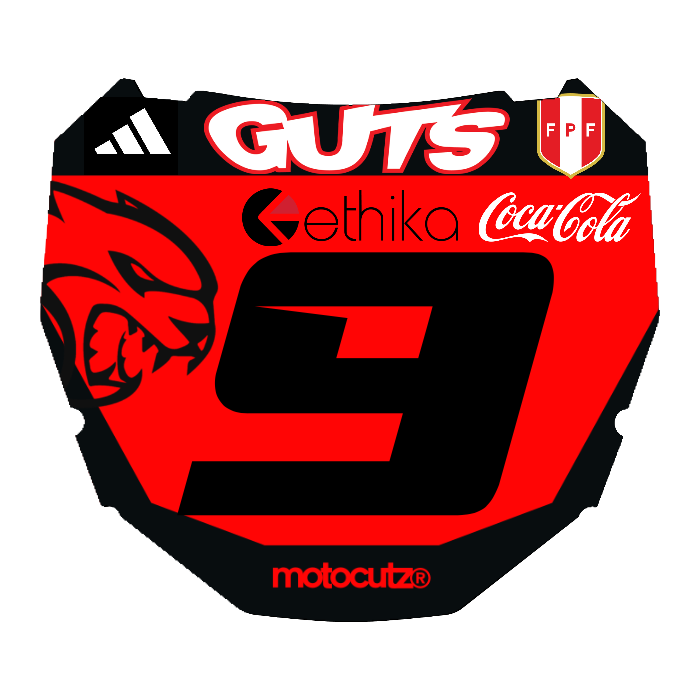 CUSTOM ODI NUMBER PLATE DECAL