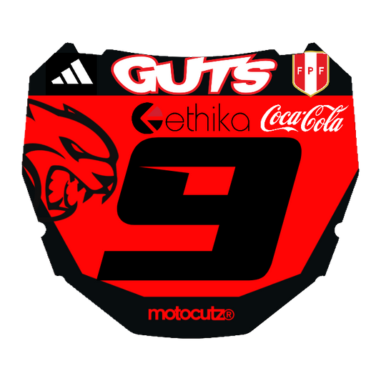 CUSTOM ODI NUMBER PLATE DECAL