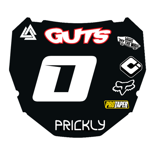 CUSTOM ODI NUMBER PLATE DECAL