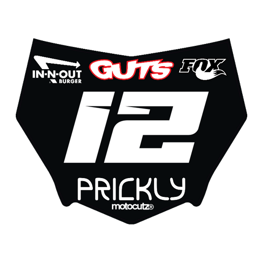 CUSTOM MOTOCUTZ FRONT PLATE DECAL