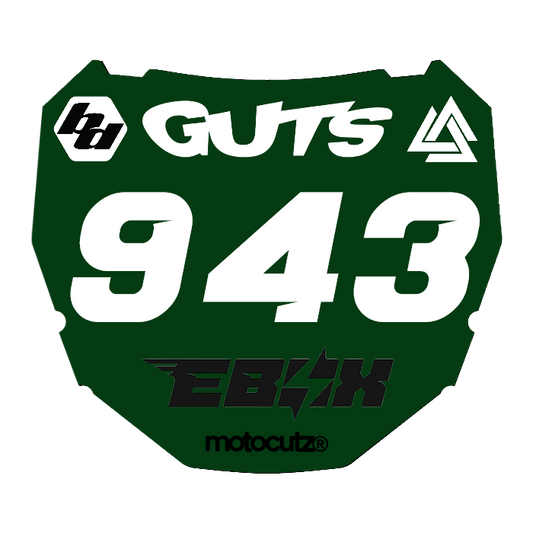 CUSTOM ODI NUMBER PLATE DECAL