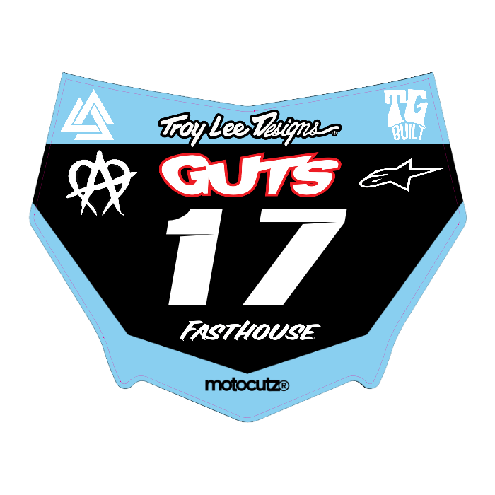 CUSTOM MOTOCUTZ FRONT PLATE DECAL