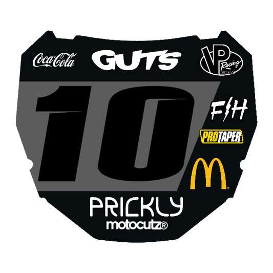 CUSTOM ODI NUMBER PLATE DECAL