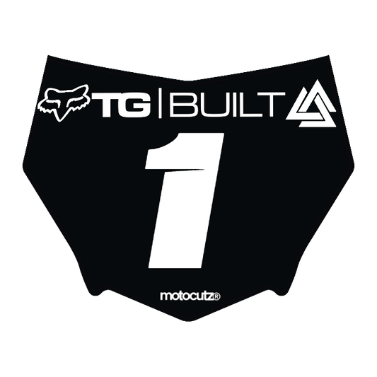 CUSTOM MOTOCUTZ FRONT PLATE DECAL