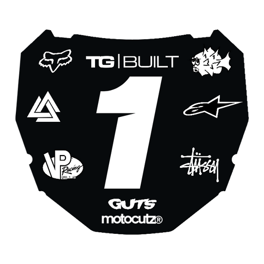 CUSTOM ODI NUMBER PLATE DECAL