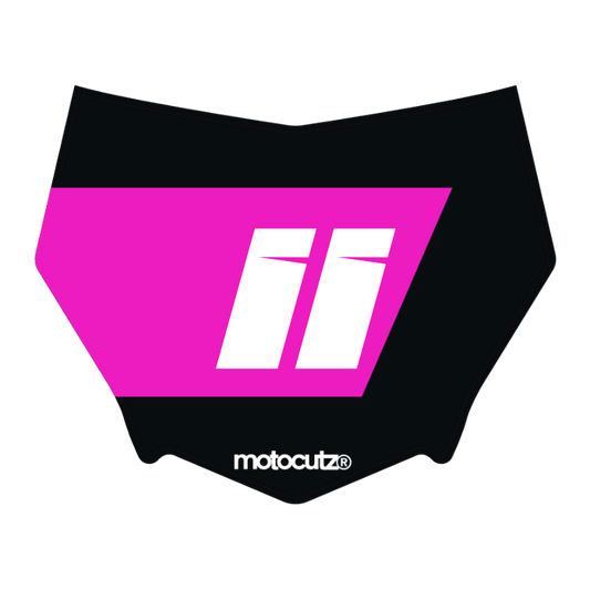CUSTOM MOTOCUTZ FRONT PLATE DECAL