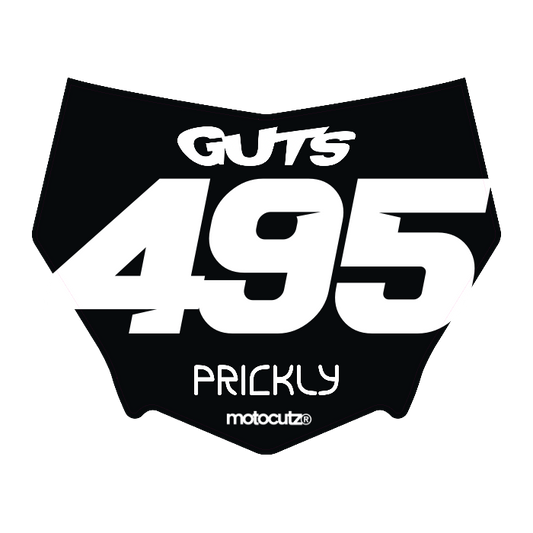 CUSTOM MOTOCUTZ FRONT PLATE DECAL
