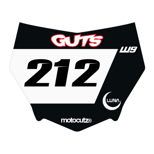 CUSTOM MOTOCUTZ FRONT PLATE DECAL