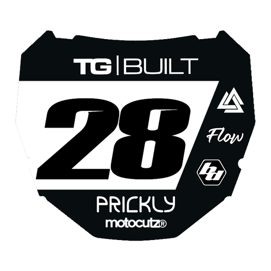 CUSTOM ODI NUMBER PLATE DECAL