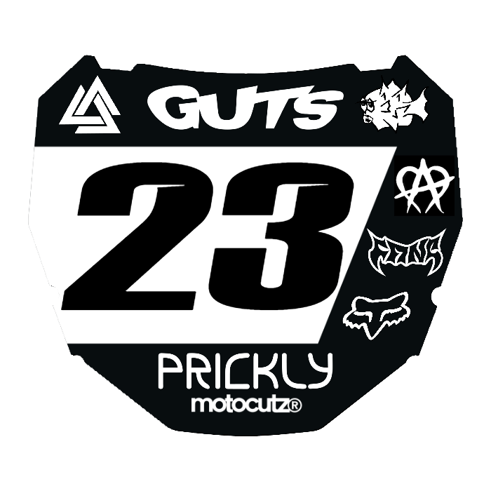 CUSTOM ODI NUMBER PLATE DECAL