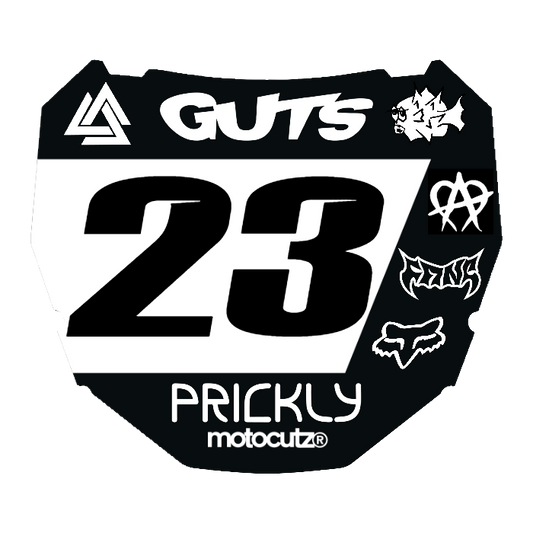 CUSTOM ODI NUMBER PLATE DECAL