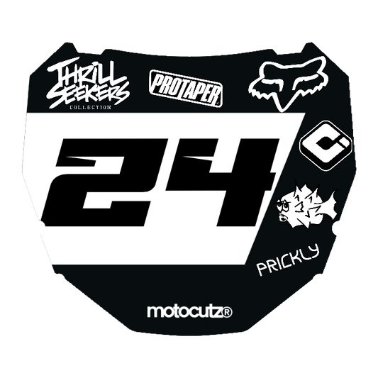CUSTOM ODI NUMBER PLATE DECAL