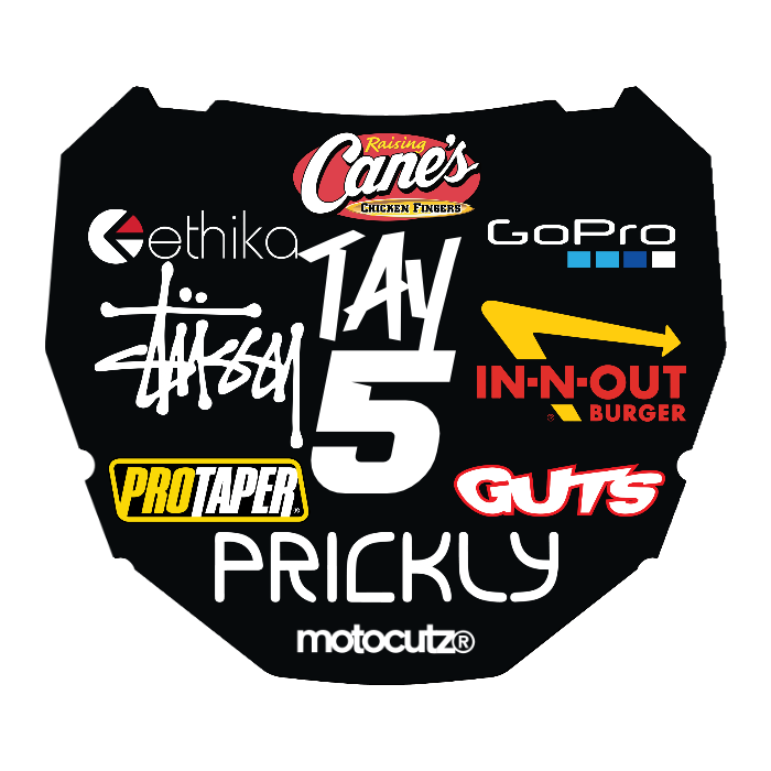 CUSTOM ODI NUMBER PLATE DECAL