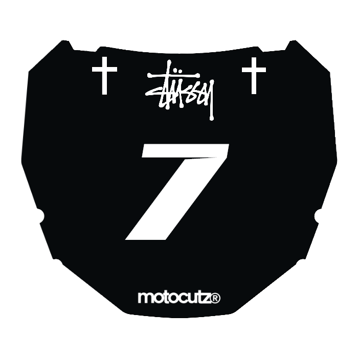 CUSTOM ODI NUMBER PLATE DECAL