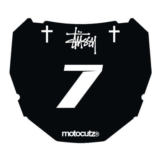 CUSTOM ODI NUMBER PLATE DECAL