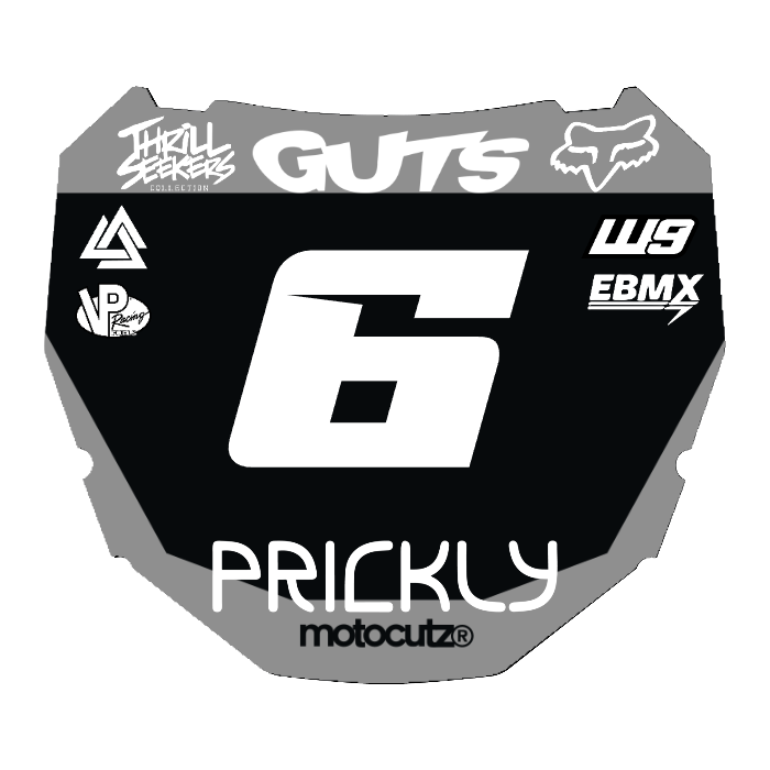 CUSTOM ODI NUMBER PLATE DECAL