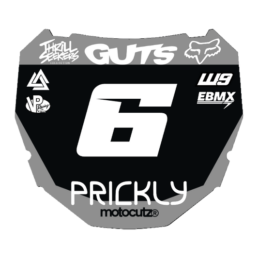 CUSTOM ODI NUMBER PLATE DECAL