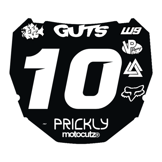 CUSTOM ODI NUMBER PLATE DECAL