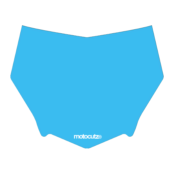 CUSTOM MOTOCUTZ FRONT PLATE DECAL