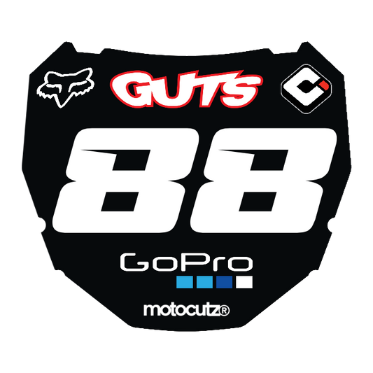 CUSTOM ODI NUMBER PLATE DECAL