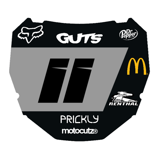 CUSTOM ODI NUMBER PLATE DECAL