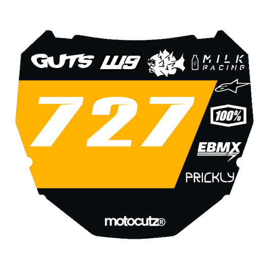 CUSTOM ODI NUMBER PLATE DECAL