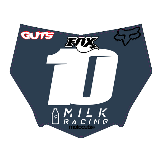 CUSTOM MOTOCUTZ FRONT PLATE DECAL