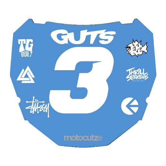 CUSTOM ODI NUMBER PLATE DECAL