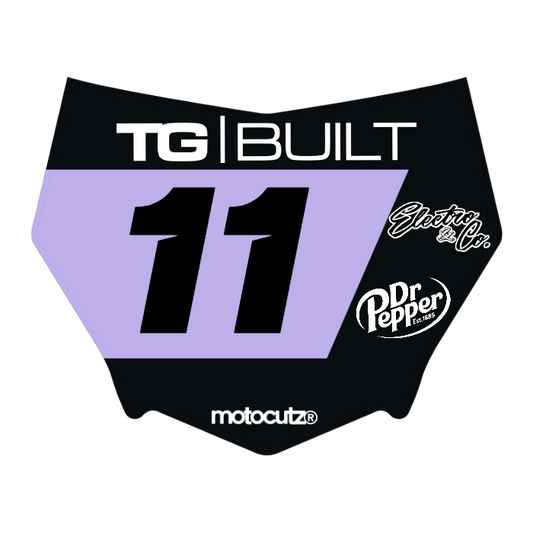 CUSTOM MOTOCUTZ FRONT PLATE DECAL