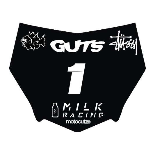 CUSTOM MOTOCUTZ FRONT PLATE DECAL