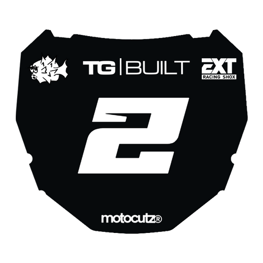 CUSTOM ODI NUMBER PLATE DECAL