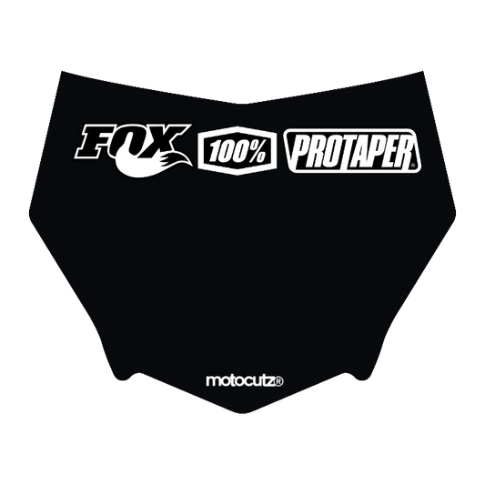 CUSTOM MOTOCUTZ FRONT PLATE DECAL