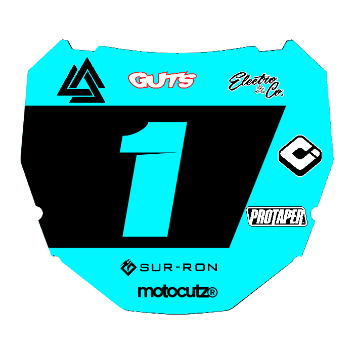 CUSTOM ODI NUMBER PLATE DECAL