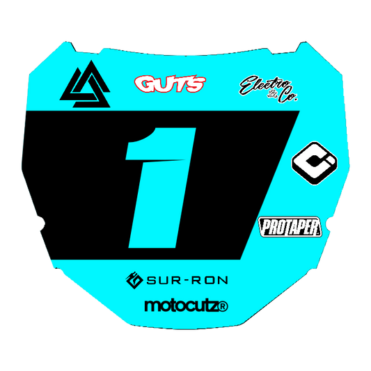 CUSTOM ODI NUMBER PLATE DECAL