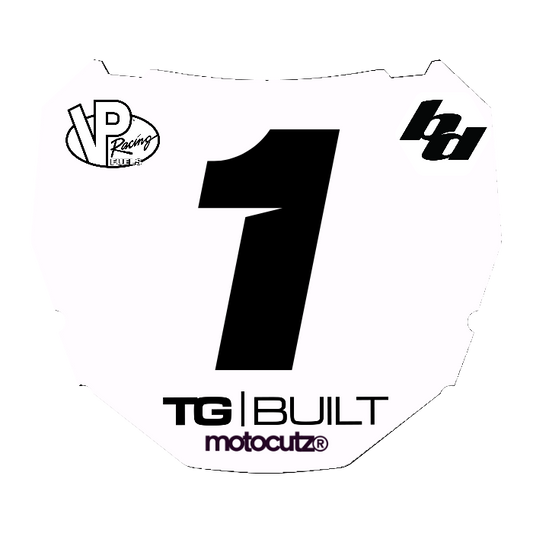 CUSTOM ODI NUMBER PLATE DECAL