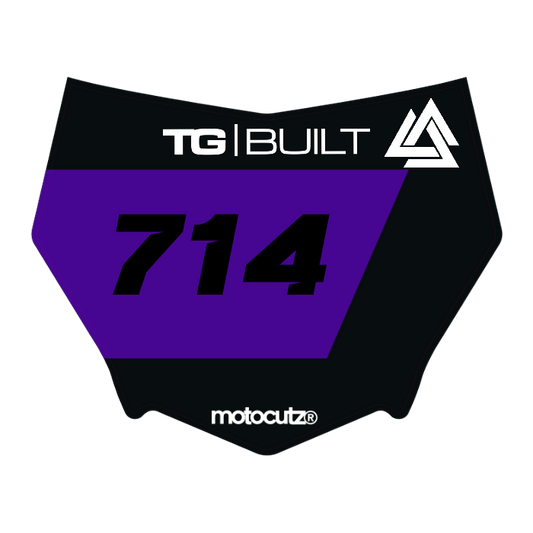 CUSTOM MOTOCUTZ FRONT PLATE DECAL