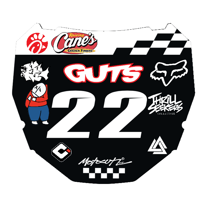 CUSTOM ODI NUMBER PLATE DECAL