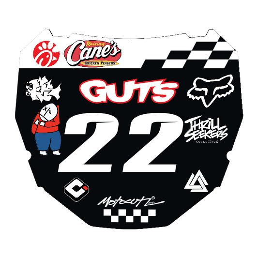 CUSTOM ODI NUMBER PLATE DECAL