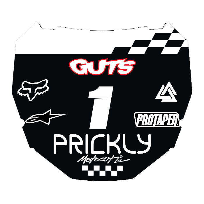 CUSTOM ODI NUMBER PLATE DECAL