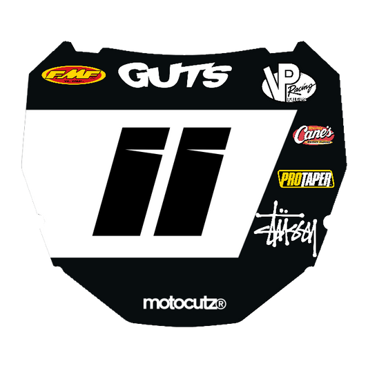 CUSTOM ODI NUMBER PLATE DECAL