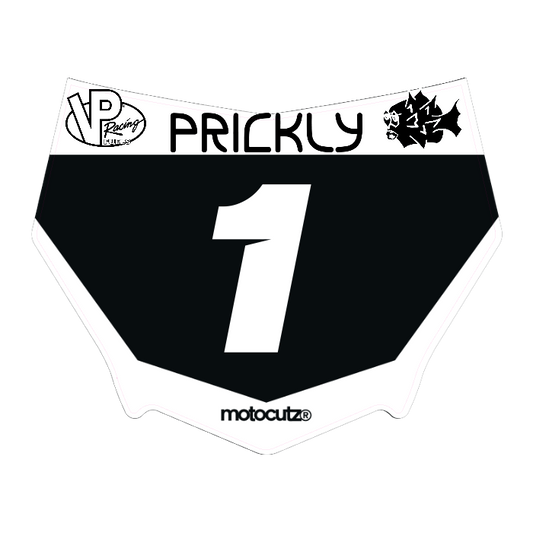 CUSTOM MOTOCUTZ FRONT PLATE DECAL