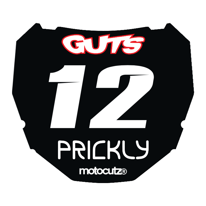 CUSTOM ODI NUMBER PLATE DECAL