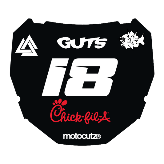 CUSTOM ODI NUMBER PLATE DECAL