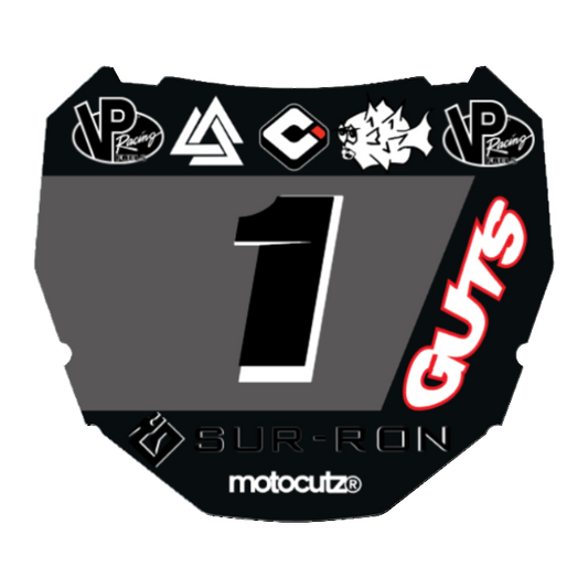 CUSTOM ODI NUMBER PLATE DECAL