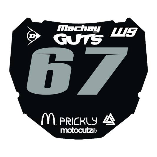 CUSTOM ODI NUMBER PLATE DECAL